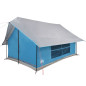 Tente de camping 5 personnes bleu imperméable