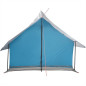 Tente de camping 5 personnes bleu imperméable