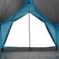 Tente de camping 5 personnes bleu imperméable