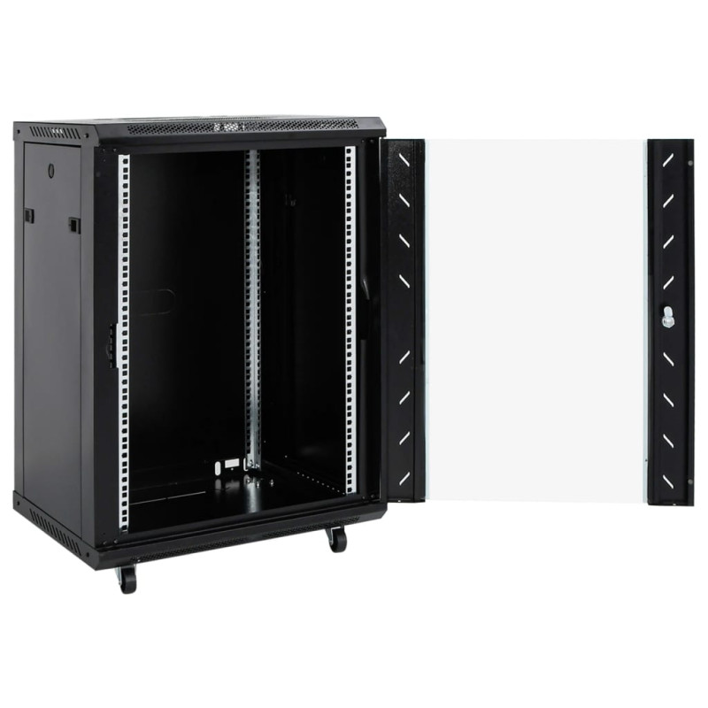 Coffret de réseau 15U 19" IP20 noir 53x40x80 cm