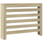 Cache radiateur chêne sonoma 104x20x82 cm bois d ingénierie