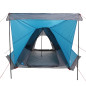 Tente familiale tipi 6 personnes bleu imperméable