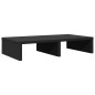 Support de moniteur noir 50x27x10 cm bois d ingénierie