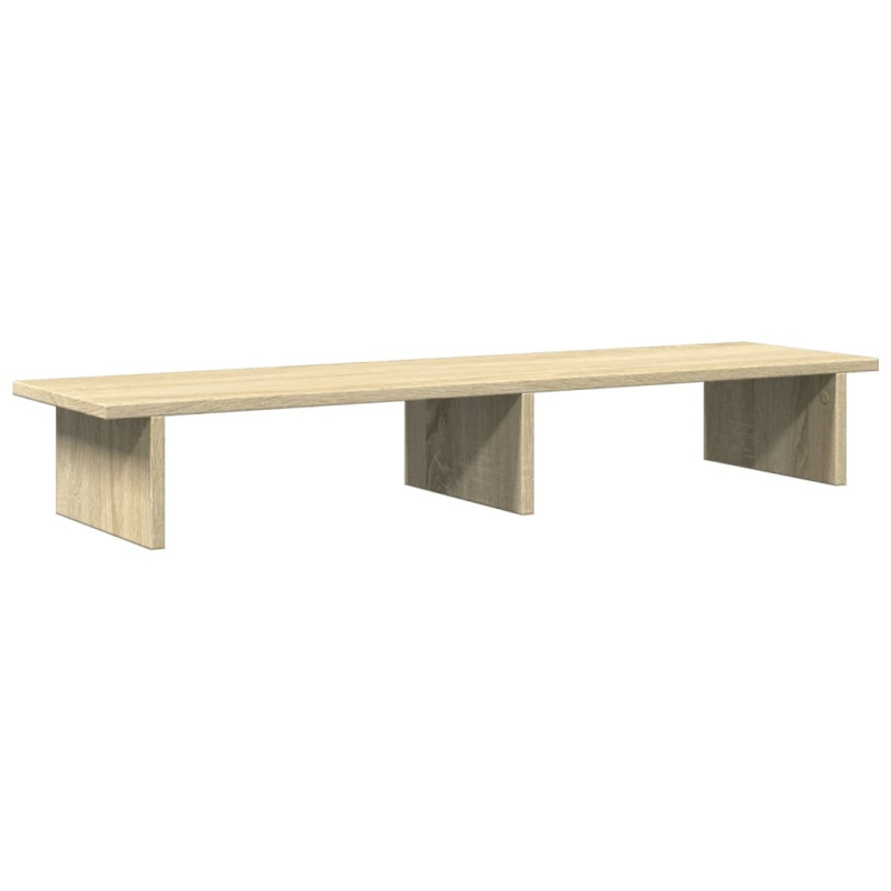 Support de moniteur chêne sonoma 100x27x15 cm bois d ingénierie