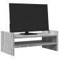 Support de moniteur sonoma gris 50x27x20 cm bois d ingénierie