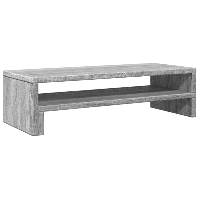 Support de moniteur sonoma gris 54x22x15 cm bois d ingénierie