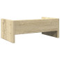 Support de moniteur chêne sonoma 42x24x16 cm bois d ingénierie