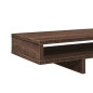 Support de moniteur chêne marron 100x27x15 cm bois d ingénierie