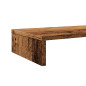 Support de moniteur vieux bois 100x27x10 cm bois d ingénierie