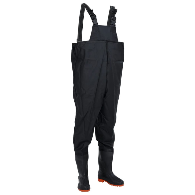 Cuissardes avec bottes noir taille 45