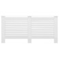 Cache radiateur Blanc 172x19x81,5 cm MDF