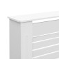 Cache radiateur Blanc 172x19x81,5 cm MDF