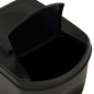 Poubelles empilables 4 pcs Anthracite 100 L 