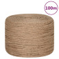 Corde de jute 100 m de long 4 mm d épaisseur