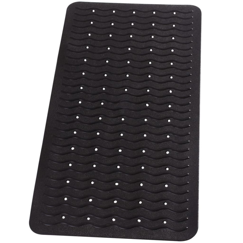 RIDDER Tapis de bain antidérapant Playa 80 x 38 cm Noir 68310