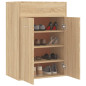 Armoire à chaussures Chêne sonoma 60x35x84 cm Bois d ingénierie