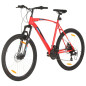 Vélo de montagne 21 vitesses Roues 29 pouces Cadre 53 cm Rouge