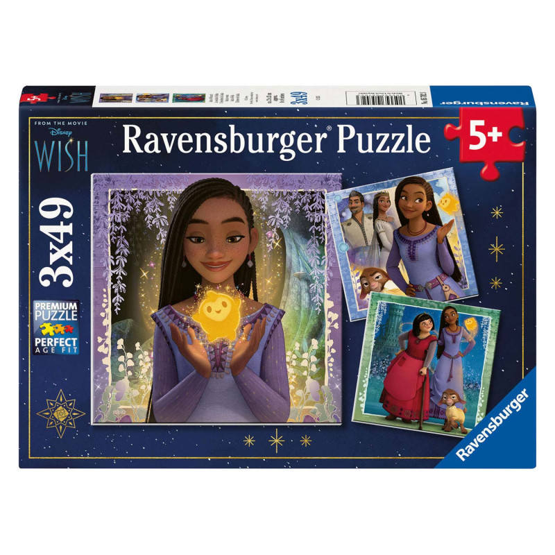 Ravensburger - Disney Wish Jigsaw Puzzle, 3x49pcs. 57023