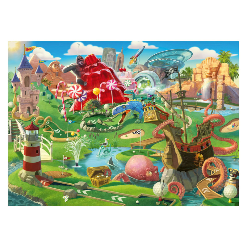 Ravensburger - Jigsaw puzzle Mini Golf Paradise, 500 pcs. 120010029