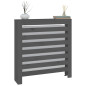 Cache radiateur Gris 79,5x19x84 cm Bois massif de pin