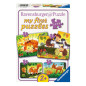 Ravensburger - Jigsaw puzzle Small Animal Families, 4in1 120008545