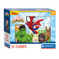 Clementoni Block Puzzle Spidey and His Amazing Friends, 12pcs. 41198