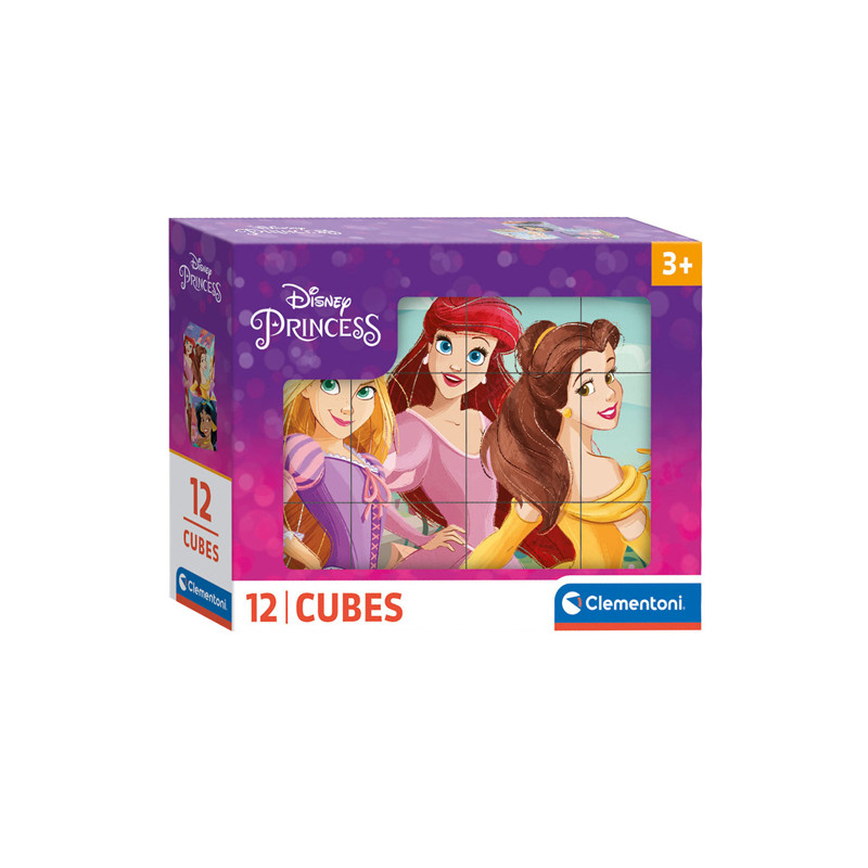 Clementoni Block Puzzle Disney Princess, 12pcs. 41197