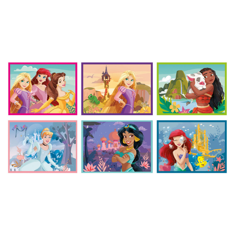 Clementoni Block Puzzle Disney Princess, 12pcs. 41197