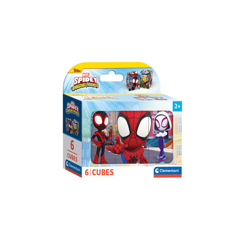 Clementoni Block Puzzle Spidey and His Amazing Friends, 6pcs. 40661