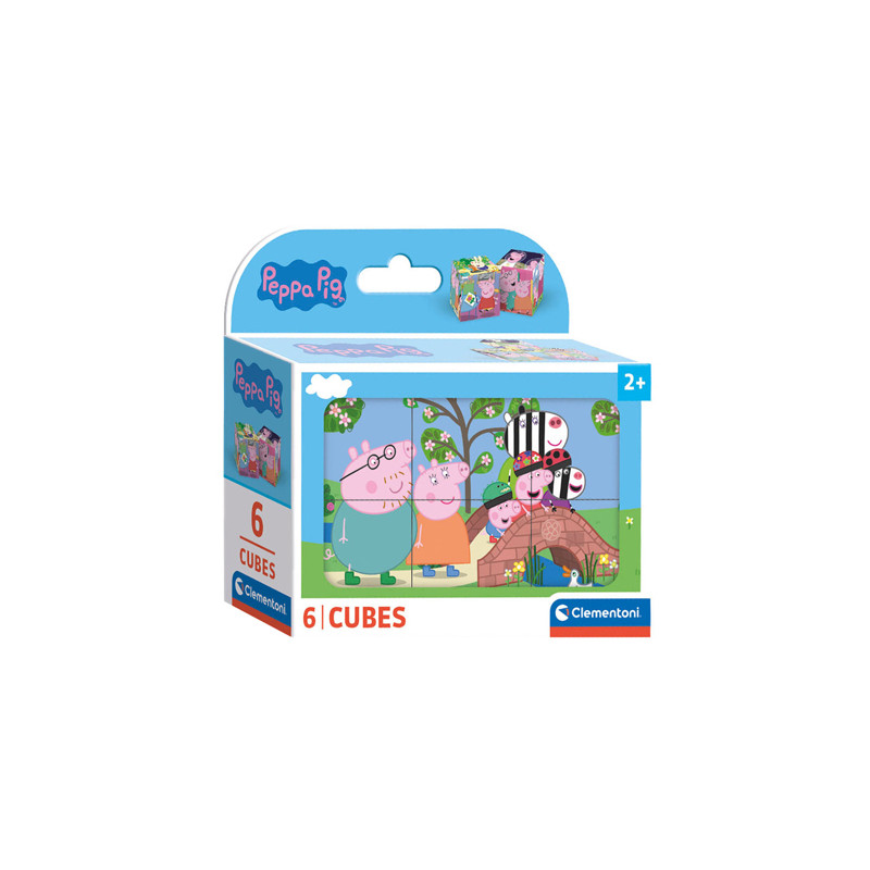 Clementoni Block Puzzle Peppa Pig, 6 pcs. 40659