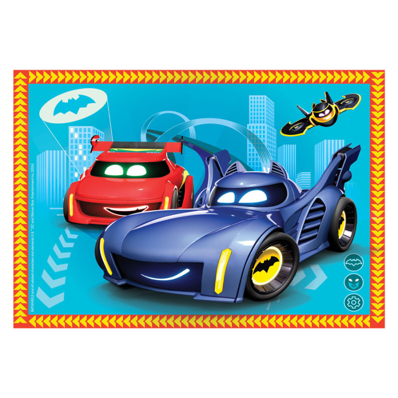 Clementoni Jigsaw Puzzle 4in1 Batwheels 21529