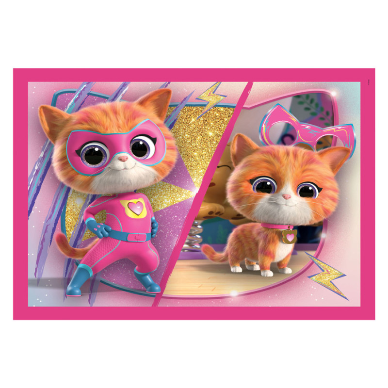 Clementoni Jigsaw Puzzle 4in1 Disney Super Kitties 21531