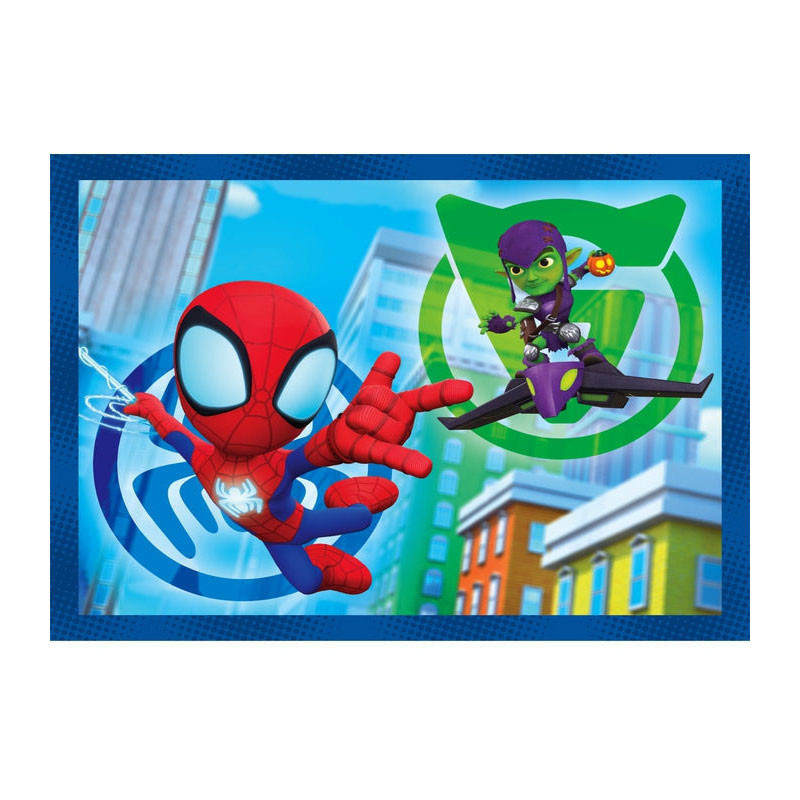 Clementoni Jigsaw Puzzle 4in1 Spidey and His Amazing Friends 21528