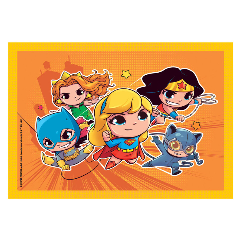 Clementoni Jigsaw Puzzle 4in1 DC Super Friends 21520