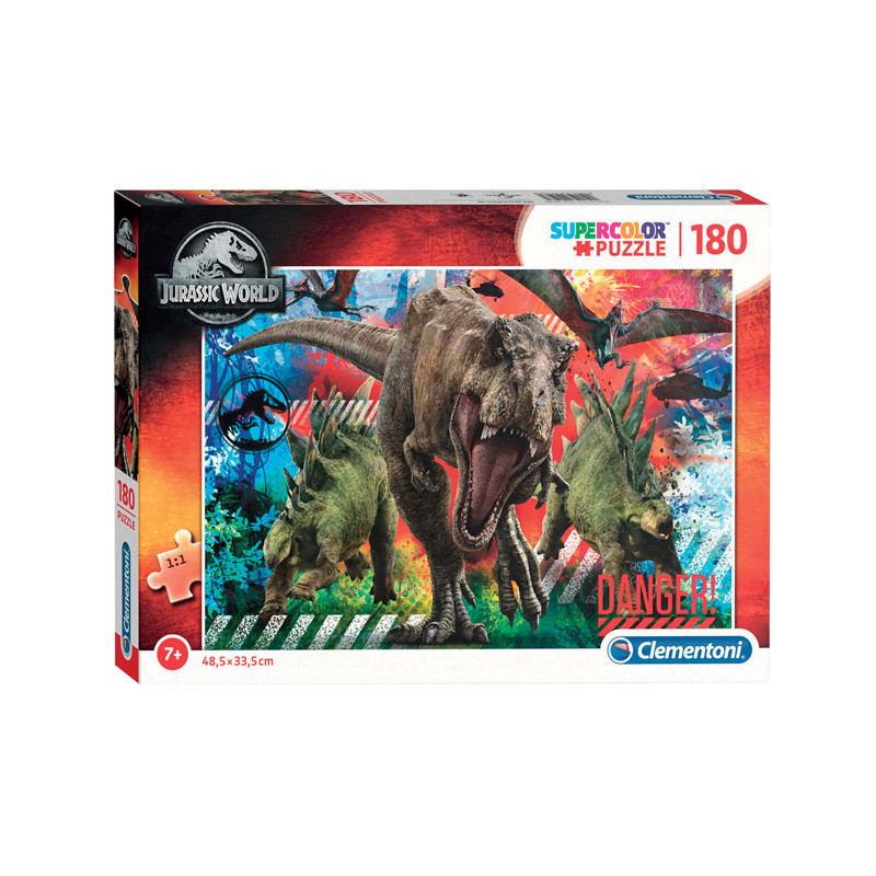 Clementoni Jigsaw Puzzle Super Color Jurassic World, 180pcs. 29106