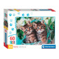 Clementoni Jigsaw Puzzle Super Color Lovely Kitty Twins, 60 pcs. 26599