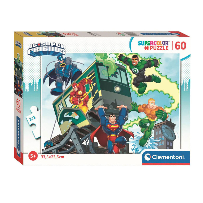 Clementoni Jigsaw Puzzle Super Color DC Comics, 60 pcs. 26066