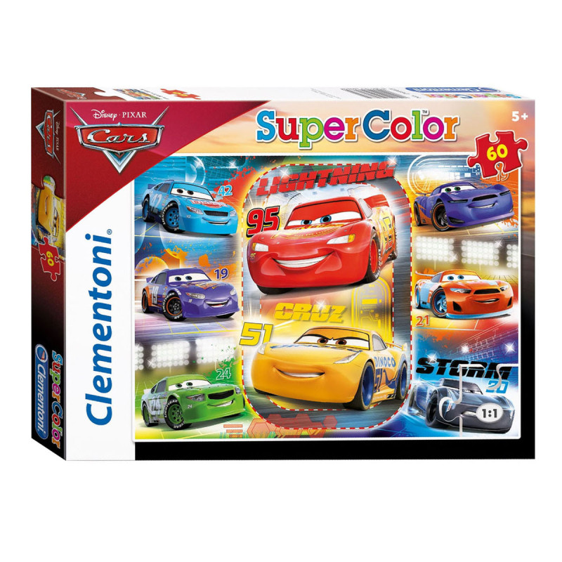 Clementoni Jigsaw Puzzle Super Color Cars 3, 60 pcs. 26973