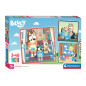 Clementoni Jigsaw Puzzle Super Color Square Bluey, 3x48pcs. 25308