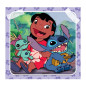 Clementoni Jigsaw Puzzle Super Color Square Disney Stitch, 3x4 25321