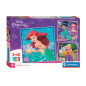 Clementoni Jigsaw Puzzle Super Color Square Disney Princess, 3x 25304