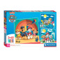 Clementoni Jigsaw Puzzle Super Color Square PAW Patrol, 3x48pcs 25291