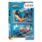 Clementoni Jigsaw Puzzle Super Color Hot Wheels, 2x60pcs. 24816