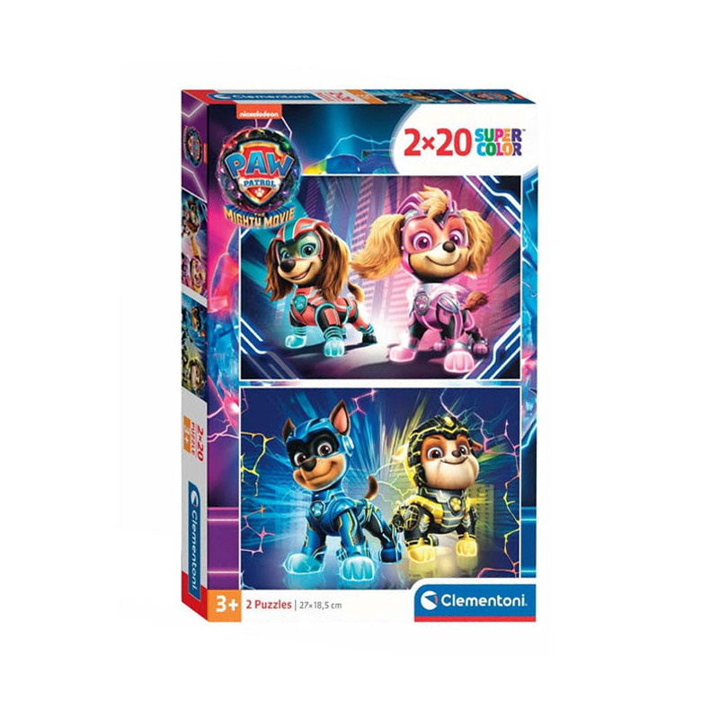 Clementoni Jigsaw Puzzle Super Color PAW Patrol, 2x20 pcs. 24805