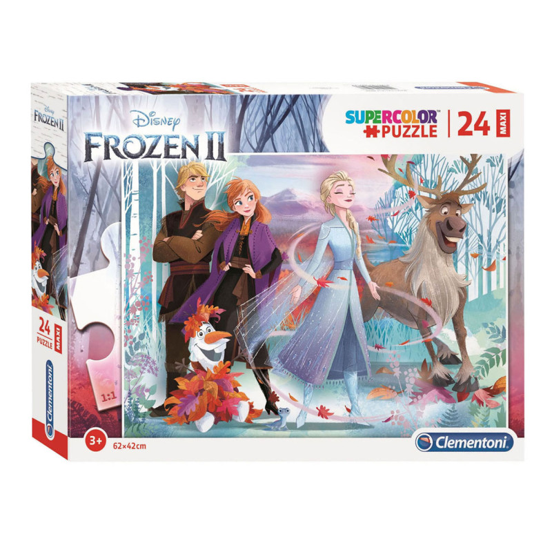 Clementoni Jigsaw Puzzle Super Color Maxi Frozen II, 24 pcs. 28513