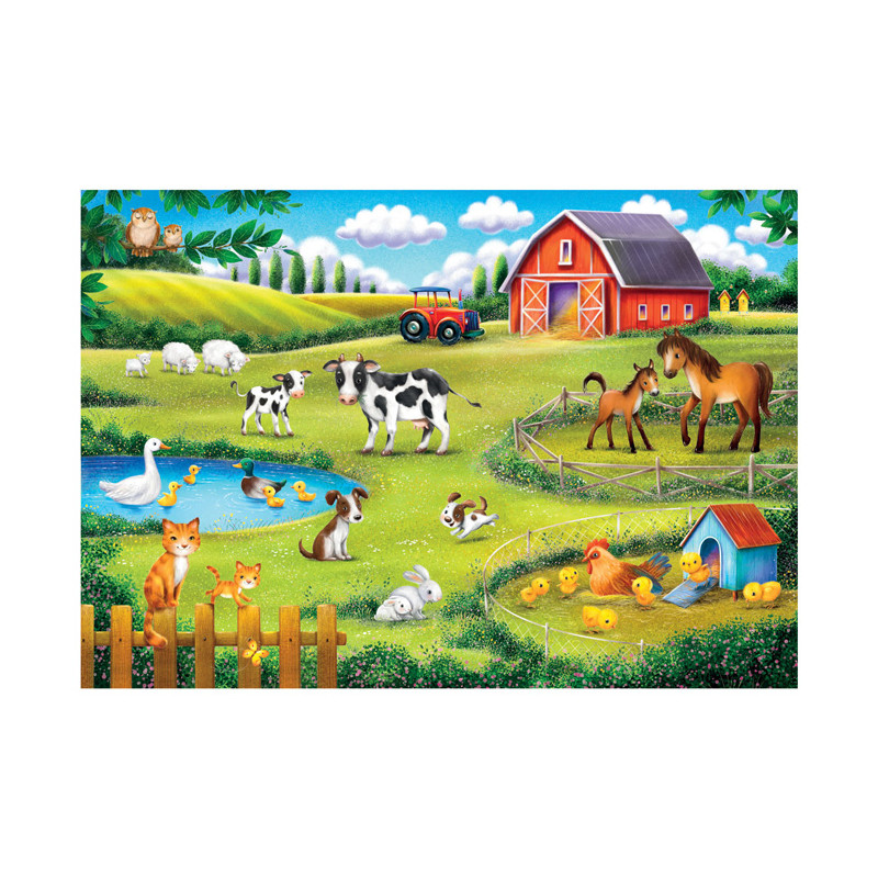 Clementoni Jigsaw Puzzle Super Color The Animal Farm, 30 pcs. 20286