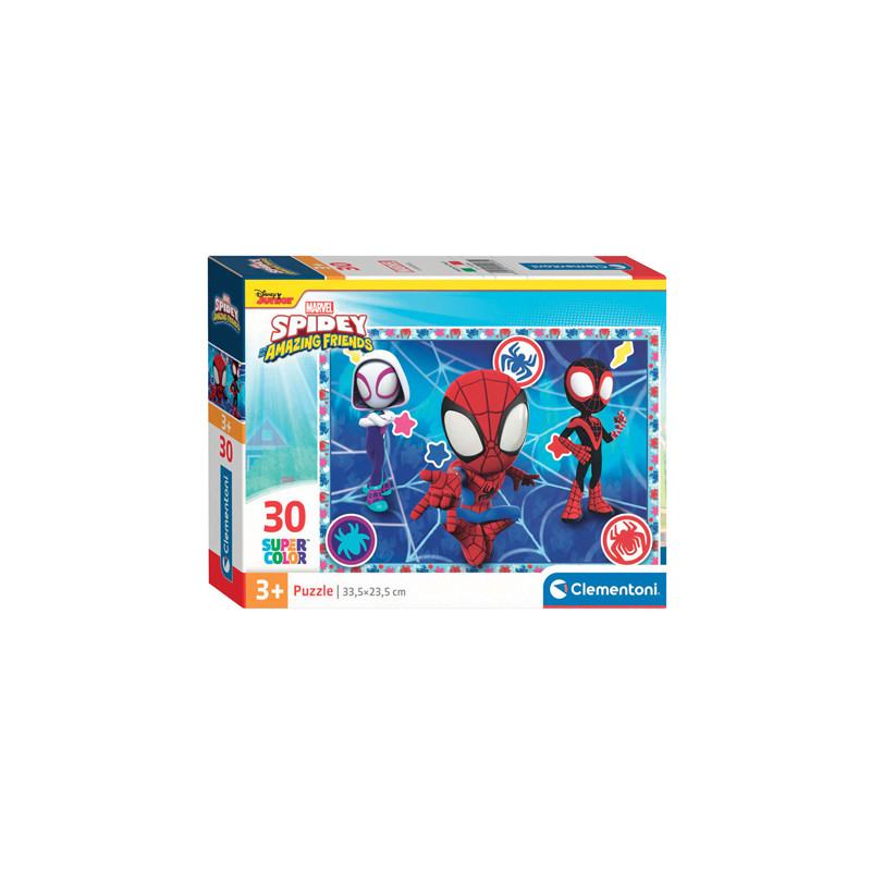 Clementoni Jigsaw Puzzle Super Color Marvel Spidey, 30 pcs. 20285