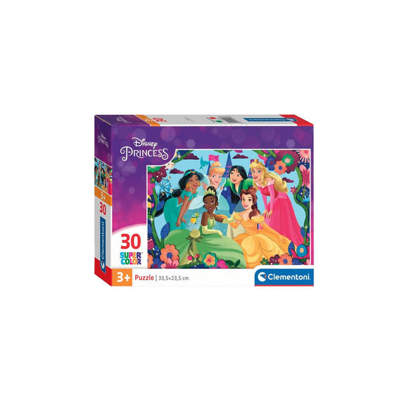 Clementoni Jigsaw Puzzle Super Color Disney Princess, 30 pcs. 20276