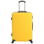 Valise rigide 3 pcs Jaune ABS