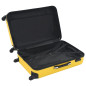 Valise rigide 3 pcs Jaune ABS